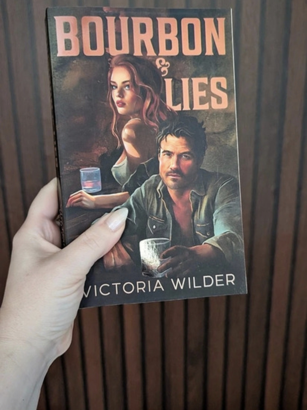 Victoria Wilder Bourbon & Lies Paperback Novel Brown & Black